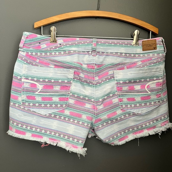 American Eagle shorts size 14 colorful - Picture 5 of 8